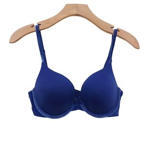 Victoria's Secret Women's Royal Blue Bra Size 32D perfect shape bra